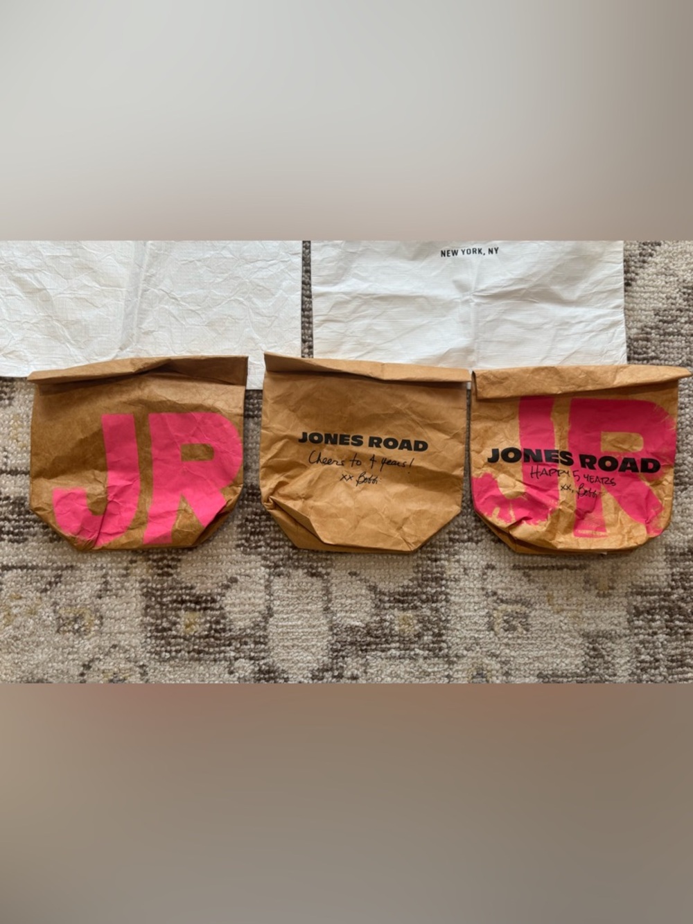 Jones Road Beauty Assorted Shopping And Cosmetic Pouches - Picture 3 of 5